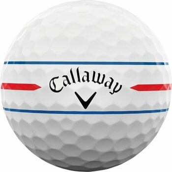 Нова топка за голф Callaway Chrome Soft 2024 White Golf Balls 360 Triple Track - 3