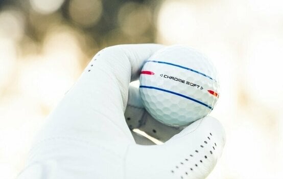 Нова топка за голф Callaway Chrome Soft 2024 White Golf Balls 360 Triple Track - 6