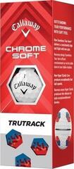 Golfball Callaway Chrome Soft 2024 White TruTrack Golfball - 3