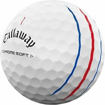 Piłka golfowa Callaway Chrome Soft 2024 White Golf Balls Triple Track - 2