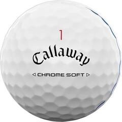 Golfball Callaway Chrome Soft 2024 White Triple Track Golfball - 2