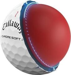 Golfball Callaway Chrome Soft 2024 White Triple Track Golfball - 4