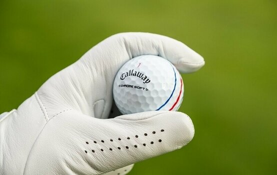 Golf Balls Callaway Chrome Soft 2024 White Golf Balls Triple Track - 6