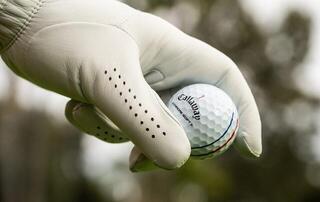 Golfball Callaway Chrome Soft 2024 White Triple Track Golfball - 6