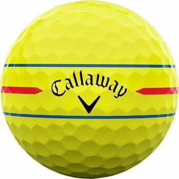 Golf Balls Callaway Chrome Soft 2024 Yellow Golf Balls 360 Triple Track - 3