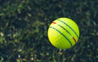 Golfball Callaway Chrome Soft 2024 Yellow 360 Triple Track Golfball - 5