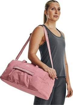 Lifestyle nahrbtnik / Torba Under Armour Women's UA Favorite Duffle Bag Pink Elixir/White 30 L Sport Bag - 7