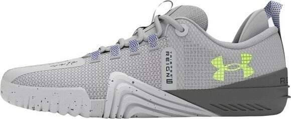 Fitness boty Under Armour Men's UA TriBase Reign 6 Training Shoes Mod Gray/Starlight/High Vis Yellow 9 Fitness boty - 4