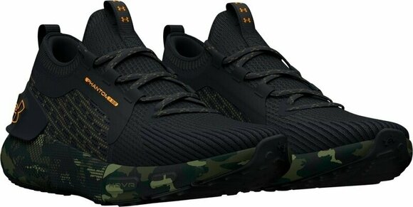 Road running shoes Under Armour UA HOVR Phantom 3 SE Printed Running Shoes Black/Marine OD Green/Formula Orange 41 Road running shoes - 3
