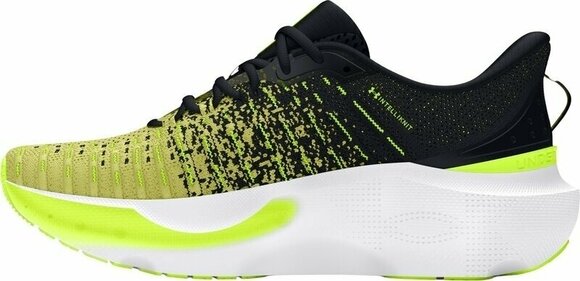 Road running shoes Under Armour Men's UA Infinite Elite Running Shoes Black/Sonic Yellow/High-Vis Yellow 41 Road running shoes - 2