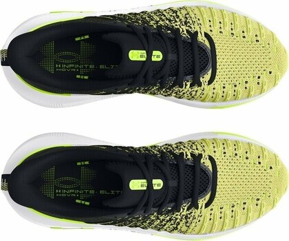 Road running shoes Under Armour Men's UA Infinite Elite Running Shoes Black/Sonic Yellow/High-Vis Yellow 41 Road running shoes - 4