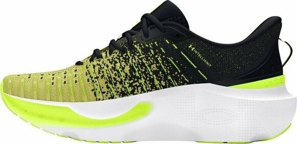 Road running shoes Under Armour Men's UA Infinite Elite Running Shoes Black/Sonic Yellow/High-Vis Yellow 43 Road running shoes - 2