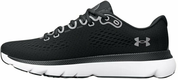 Weghardloopschoenen Under Armour Men's UA HOVR Infinite 4 Running Shoes Black/White/Metallic Gun Metal 42 Weghardloopschoenen - 2