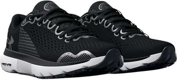 Road running shoes Under Armour Men's UA HOVR Infinite 4 Running Shoes Black/White/Metallic Gun Metal 42 Road running shoes - 3