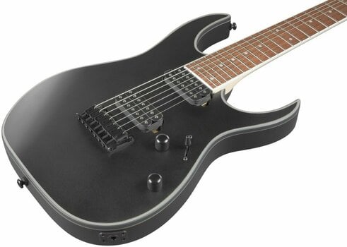 7-string Electric Guitar Ibanez RG7421EX-BKF Black Flat - 8