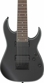 8-strenget elektrisk guitar Ibanez RG8EX-BKF Black Flat - 4