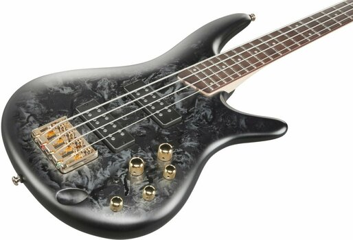 4-string Bassguitar Ibanez SR300EDX-BZM Black Ice Frozen Matte - 4