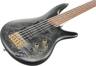 5-string Bassguitar Ibanez SR305EDX-BZM Black Ice Frozen Matte 5-string Bassguitar - 5