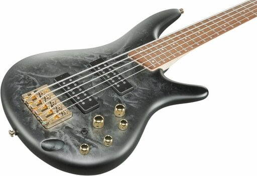 5-string Bassguitar Ibanez SR305EDX-BZM Black Ice Frozen Matte - 6