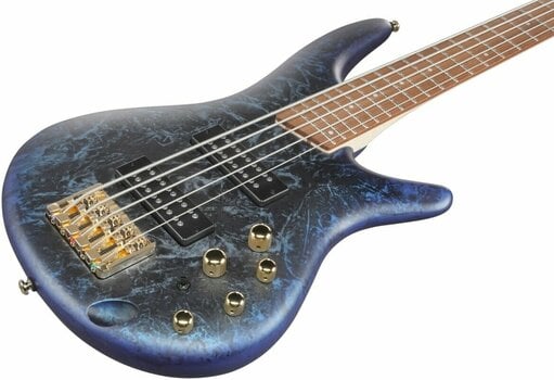 5-saitiger E-Bass, 5-Saiter E-Bass Ibanez SR305EDX-CZM Cosmic Blue Frozen Matte - 6