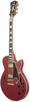 Semi-Acoustic Guitar D'Angelico Deluxe SS Stop-bar Matte Cherry - 4