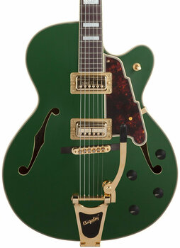 Guitare semi-acoustique D'Angelico Deluxe 175 Matte Emerald - 2