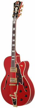 Semi-akoestische gitaar D'Angelico Deluxe 175 Matte Cherry - 5