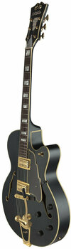 Semi-akoestische gitaar D'Angelico Deluxe 175 Matte Midnight - 2