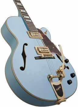 Guitare semi-acoustique D'Angelico Deluxe 175 Matte Powder Blue Guitare semi-acoustique - 2