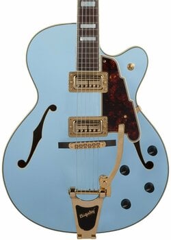 Guitare semi-acoustique D'Angelico Deluxe 175 Matte Powder Blue Guitare semi-acoustique - 3