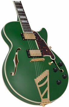 Guitare semi-acoustique D'Angelico Deluxe SS Stairstep Matte Emerald - 2