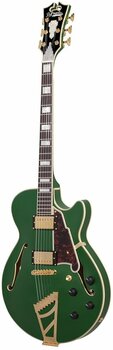 Guitare semi-acoustique D'Angelico Deluxe SS Stairstep Matte Emerald - 4