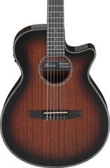 Klasická gitara s elektronikou Ibanez AEG74N-MHS Mahogany Sunburst Klasická gitara s elektronikou - 3