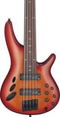 Fretless E-Bass Ibanez SRD905F-BTL Brown Topaz Burst Low Gloss Fretless E-Bass - 2
