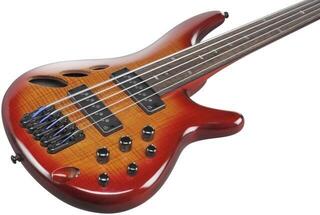 Fretless E-Bass Ibanez SRD905F-BTL Brown Topaz Burst Low Gloss Fretless E-Bass - 6