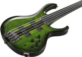 Fretless E-Bass Ibanez SDGB1-DMT Dark Moss Burst Fretless E-Bass - 7