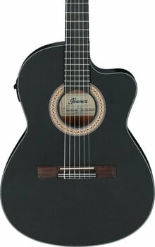 Classical Guitar with Preamp Ibanez GA5MHTCE-WK Weathered Black, Open Pore - 4