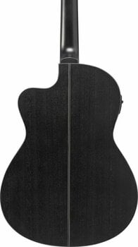 Classical Guitar with Preamp Ibanez GA5MHTCE-WK Weathered Black, Open Pore - 5