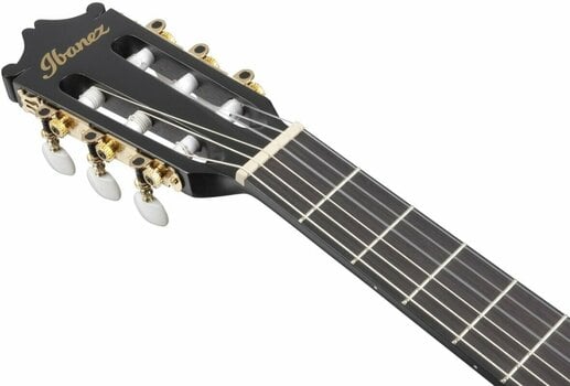 Guitarra clássica com pré-amplificador Ibanez GA5MHTCE-WK Weathered Black, Open Pore - 6