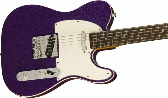 Electric guitar Fender Squier FSR Classic Vibe Baritone Custom Telecaster Purple Sparkle - 3