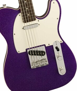 Electric guitar Fender Squier FSR Classic Vibe Baritone Custom Telecaster Purple Sparkle - 4