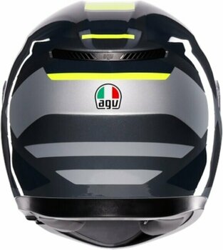 Casca AGV K3 Shade Grey/Yellow Fluo XS Casca - 4