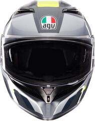Čelada AGV K3 Shade Grey/Yellow Fluo L Čelada - 1