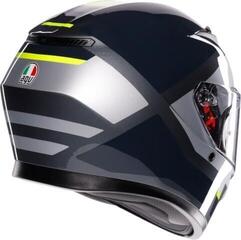 Čelada AGV K3 Shade Grey/Yellow Fluo L Čelada - 4