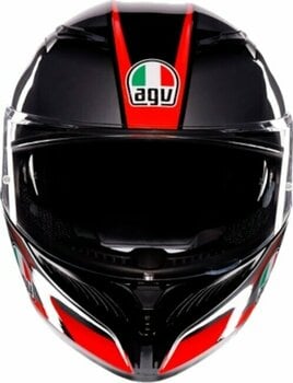 Hjälm AGV K3 Striga Black/Grey/Red S Hjälm - 2