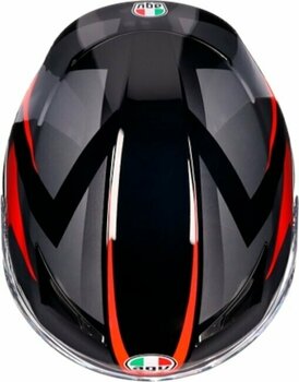 Helm AGV K3 Striga Black/Grey/Red M Helm - 7