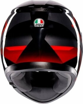 Helmet AGV K3 Striga Black/Grey/Red L Helmet - 4