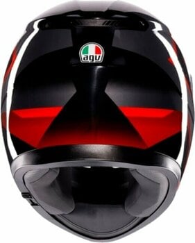 Přilba AGV K3 Striga Black/Grey/Red 2XL Přilba - 4