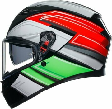 Capacete AGV K3 Wing Black/Italy XS Capacete - 3