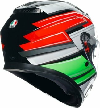 Čelada AGV K3 Wing Black/Italy XS Čelada - 5